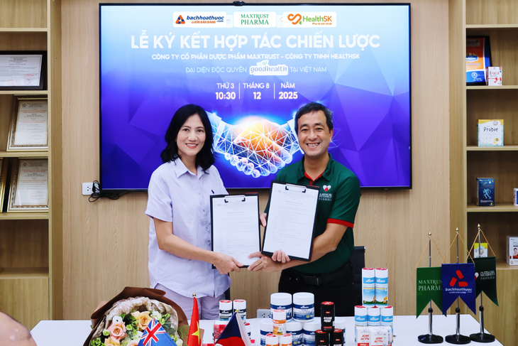 Maxtrust Pharma và HealthSK ký kết hợp tác chiến lược: nâng tầm phân phối sản phẩm chăm sóc sức khỏe chuẩn quốc tế- Ảnh 3.