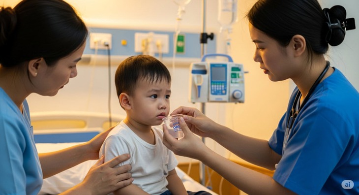 Biến chứng nguy hiểm tiêu chảy cấp do nhiễm khuẩn ở trẻ em trong mùa hè - Ảnh 1. Biến chứng nguy hiểm tiêu chảy cấp do nhiễm khuẩn ở trẻ em trong mùa hè - Ảnh 1.