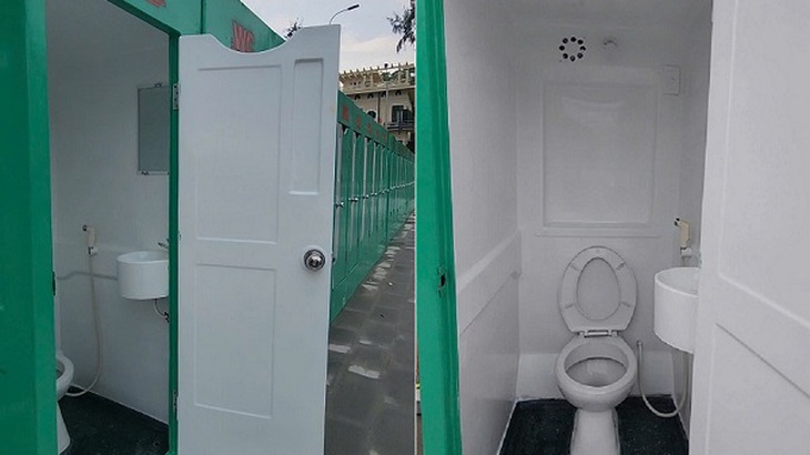Hà Nội gấp rút lắp đặt 612 nhà vệ sinh lưu động phục vụ dịp Quốc khánh 2/9- Ảnh 6. Hà Nội gấp rút lắp đặt 612 nhà vệ sinh lưu động phục vụ dịp Quốc khánh 2/9- Ảnh 6.