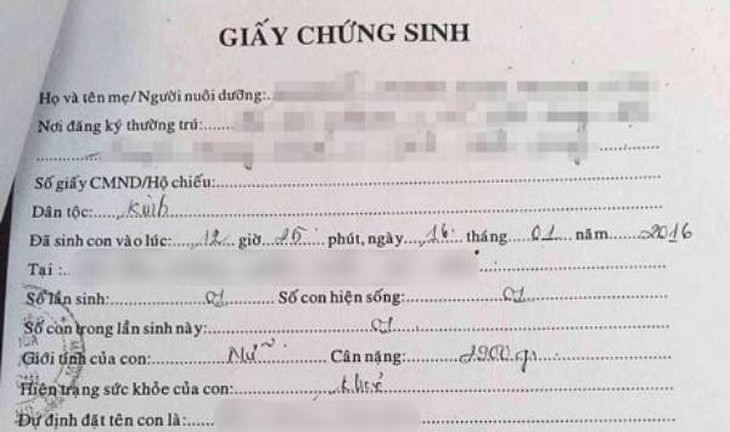 Bộ Y tế chấn chính việc cấp và sử dụng giấy chứng sinh, phòng tình trạng lợi dụng mua bán trẻ em - Ảnh 2. Bộ Y tế chấn chính việc cấp và sử dụng giấy chứng sinh, phòng tình trạng lợi dụng mua bán trẻ em - Ảnh 2.