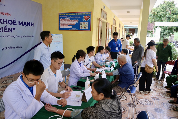 Khám, cấp thuốc miễn phí cho hơn 300 người dân vùng lũ Nghệ An- Ảnh 1.