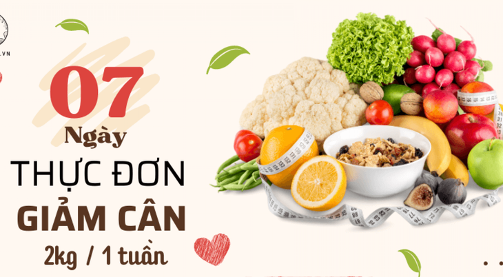 Thực đơn giảm mỡ, giảm cân trong 1 tuần cho phụ nữ trung niên- Ảnh 1.