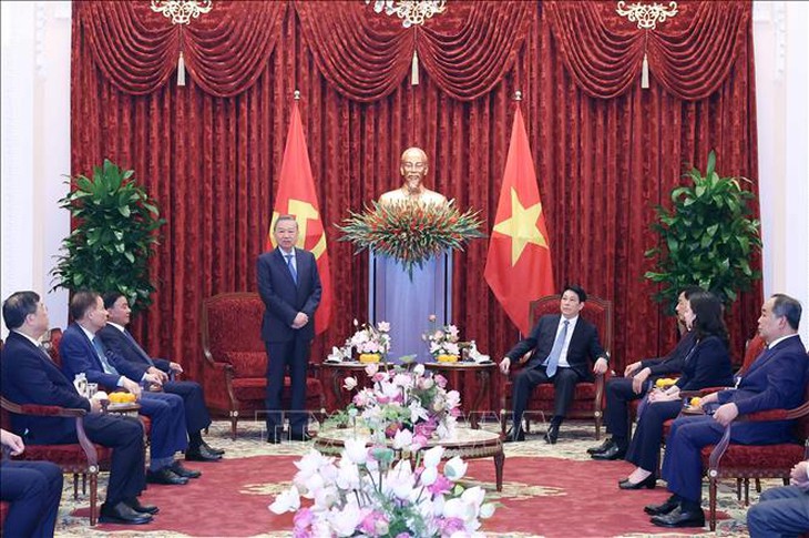 Tổng Bí thư và Chủ tịch nước dự Lễ bàn giao Trụ sở làm việc Cơ quan Chủ tịch nước- Ảnh 5.