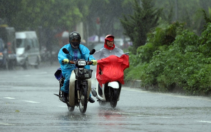 Diễn biến mưa dông những ngày tới ở Bắc Bộ và Thanh Hóa
