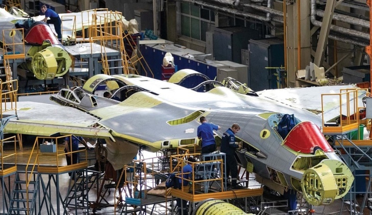 Tiêm kích Su-57 tăng mạnh về số lượng- Ảnh 1.