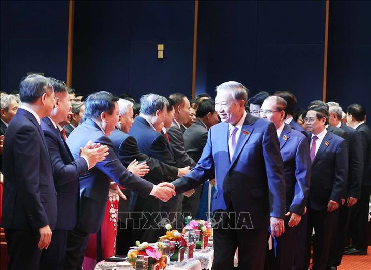 Tổng Bí thư Tô Lâm dự Lễ kỷ niệm 80 năm thành lập Chính phủ- Ảnh 6.