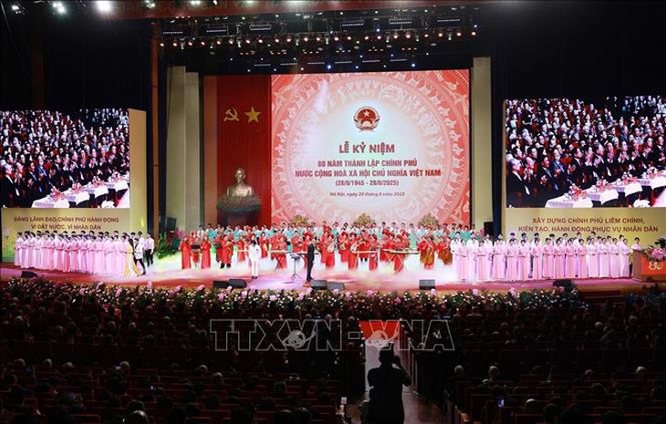 Tổng Bí thư Tô Lâm dự Lễ kỷ niệm 80 năm thành lập Chính phủ- Ảnh 10.