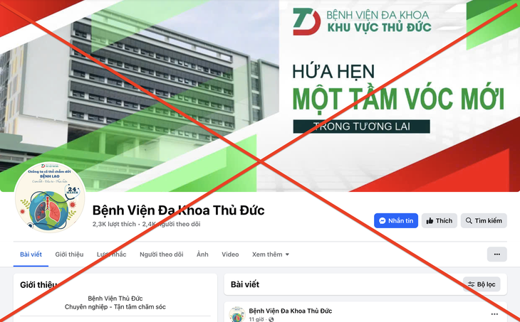 Cảnh báo fanpage giả mạo bệnh viện kêu gọi từ thiện- Ảnh 1. Cảnh báo fanpage giả mạo bệnh viện kêu gọi từ thiện- Ảnh 1.