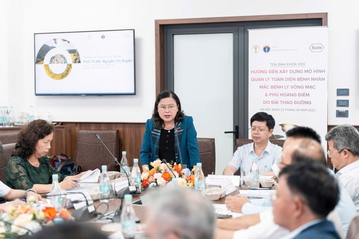 Thúc đẩy xây dựng mô hình quản lý toàn diện người bệnh võng mạc và phù hoàng điểm do đái tháo đường tại Việt Nam- Ảnh 1. Thúc đẩy xây dựng mô hình quản lý toàn diện người bệnh võng mạc và phù hoàng điểm do đái tháo đường tại Việt Nam- Ảnh 1.