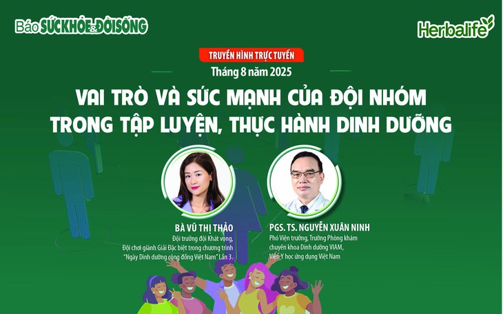 Truyền hình trực tuyến: Vai trò và sức mạnh của đội nhóm trong tập luyện, thực hành dinh dưỡng- Ảnh 1. Truyền hình trực tuyến: Vai trò và sức mạnh của đội nhóm trong tập luyện, thực hành dinh dưỡng- Ảnh 1.