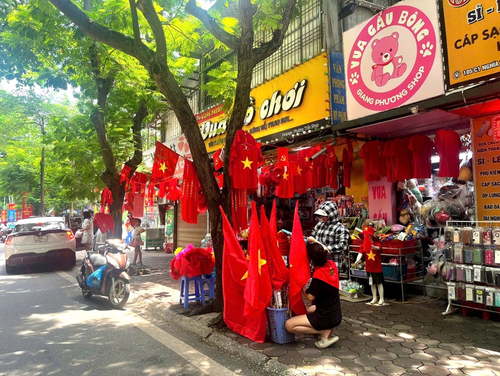 Trang phục yêu nước 'lên ngôi' dịp Lễ Quốc khánh 2/9- Ảnh 1.