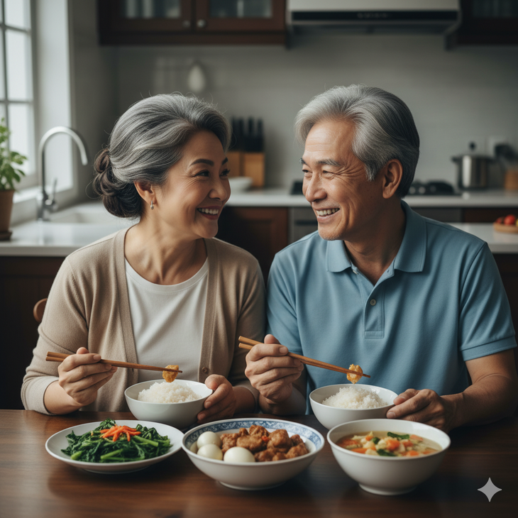 Bí quyết xây dựng bữa ăn lành mạnh cho người cao tuổi- Ảnh 1. Bí quyết xây dựng bữa ăn lành mạnh cho người cao tuổi- Ảnh 1.