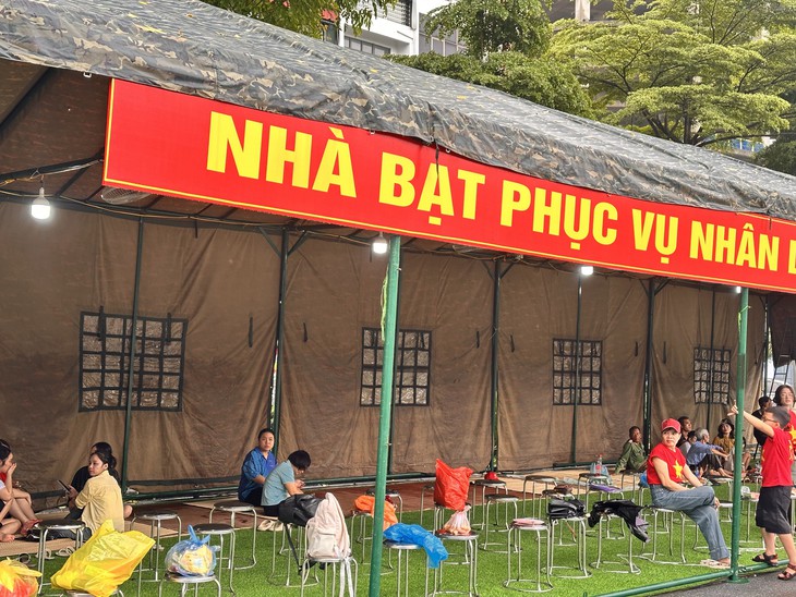 Cận cảnh nhà bạt dã chiến sẵn sàng phục vụ người dân xem A80- Ảnh 6.