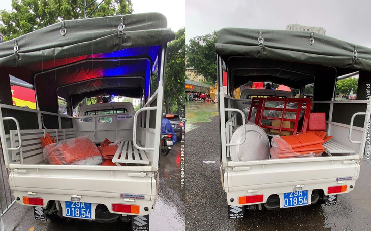 Xử phạt nhiều trường hợp giữ chỗ, bán ghế khi xem sơ duyệt diễu binh, diễu hành - Ảnh 2.