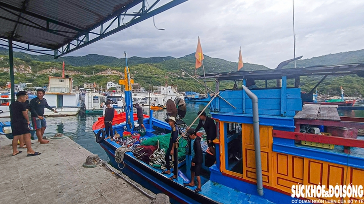 Du khách than phiền, khó chịu vì chen chúc với tàu cá tại vịnh Vĩnh Hy- Ảnh 1.
