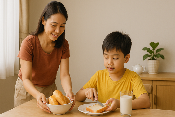 Bí quyết chuẩn bị bữa sáng lành mạnh giàu dinh dưỡng cho gia đình- Ảnh 1.