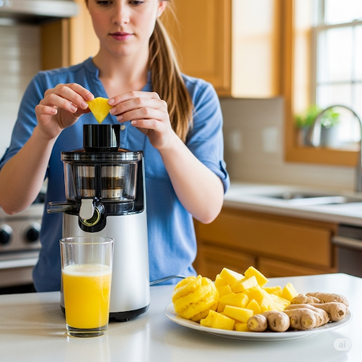 6 lý do nên uống nước ép dứa gừng để làm sạch ruột- Ảnh 1. 6 lý do nên uống nước ép dứa gừng để làm sạch ruột- Ảnh 1.