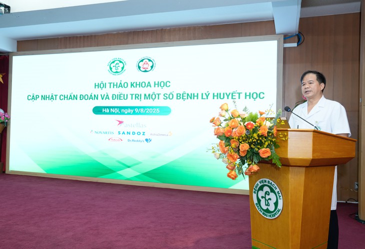 Vì sao bệnh lý huyết học tăng nhanh, riêng ung thư hơn 10.500 ca mắc mới mỗi năm?- Ảnh 1.