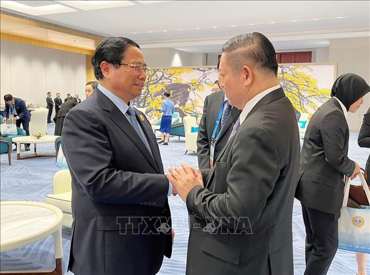 Thủ tướng Phạm Minh Chính gặp lãnh đạo các nước, tổ chức quốc tế nhân dịp Hội nghị Thượng đỉnh SCO- Ảnh 3. Thủ tướng Phạm Minh Chính gặp lãnh đạo các nước, tổ chức quốc tế nhân dịp Hội nghị Thượng đỉnh SCO- Ảnh 3.