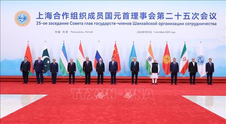 Hội nghị thượng đỉnh SCO: Lãnh đạo các quốc gia phê chuẩn Tuyên bố Thiên Tân- Ảnh 1. Hội nghị thượng đỉnh SCO: Lãnh đạo các quốc gia phê chuẩn Tuyên bố Thiên Tân- Ảnh 1.