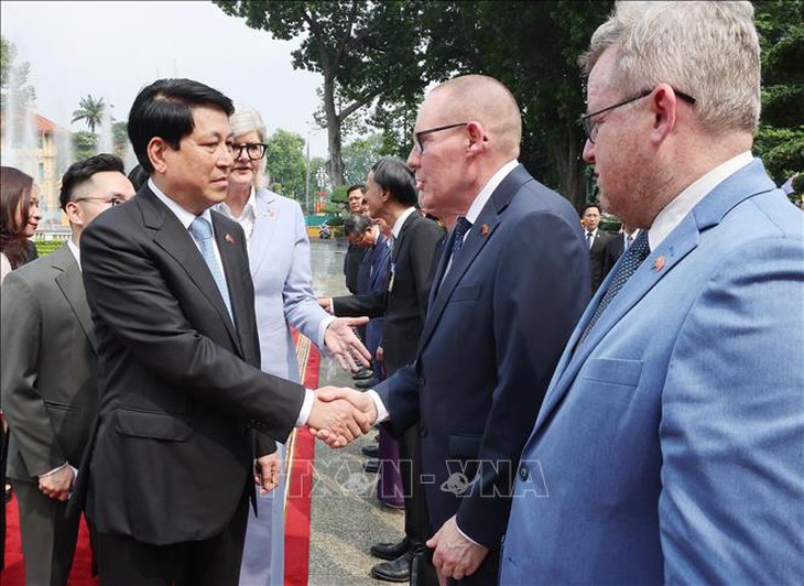 Chủ tịch nước Lương Cường chủ trì lễ đón cấp Nhà nước Toàn quyền Australia- Ảnh 10. Chủ tịch nước Lương Cường chủ trì lễ đón cấp Nhà nước Toàn quyền Australia- Ảnh 10.