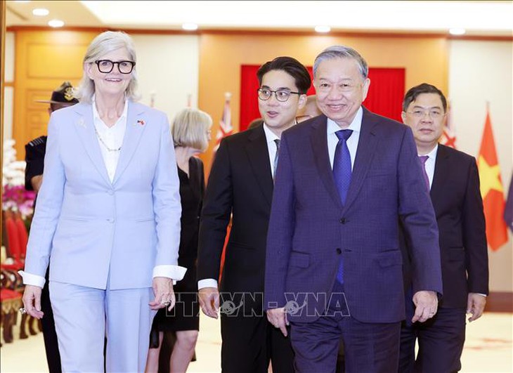 Tổng Bí thư Tô Lâm tiếp Toàn quyền Australia- Ảnh 1.