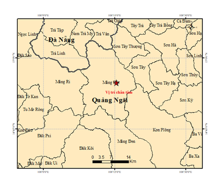 Động đất liên tiếp ở Quảng Ngãi, trận mạnh nhất lên đến 4.5 độ- Ảnh 2.