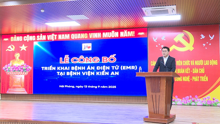 Thêm một bệnh viện ở Hải Phòng triển khai Bệnh án điện tử: Tạo bước ngoặt số hóa y tế- Ảnh 1. Thêm một bệnh viện ở Hải Phòng triển khai Bệnh án điện tử: Tạo bước ngoặt số hóa y tế- Ảnh 1.