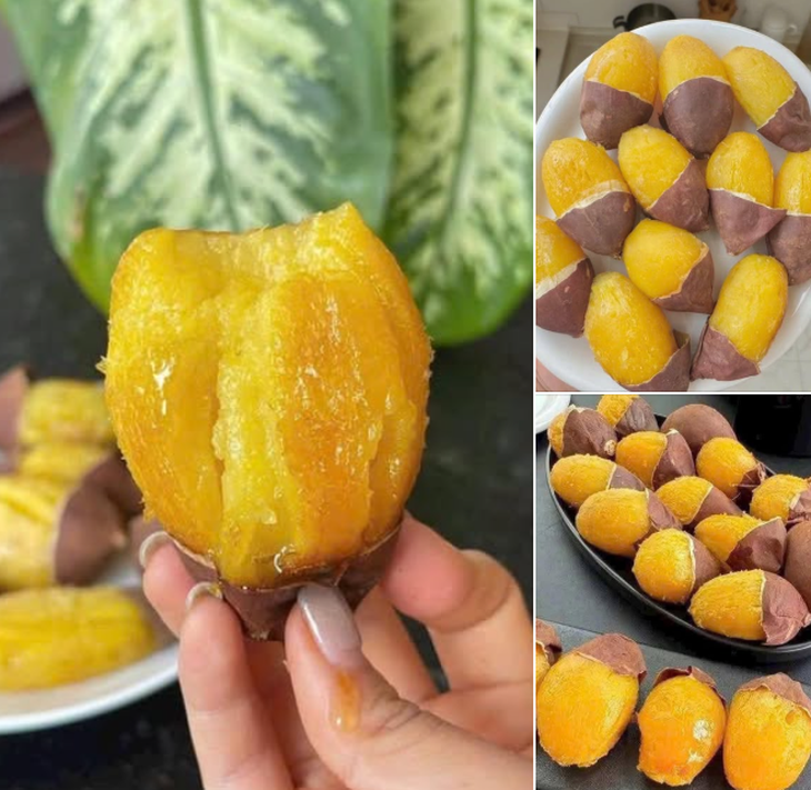 Loại khoai lang được gọi là 'sầu riêng' bán trăm nghìn một kg vẫn hút khách- Ảnh 1. Loại khoai lang được gọi là 'sầu riêng' bán trăm nghìn một kg vẫn hút khách- Ảnh 1.