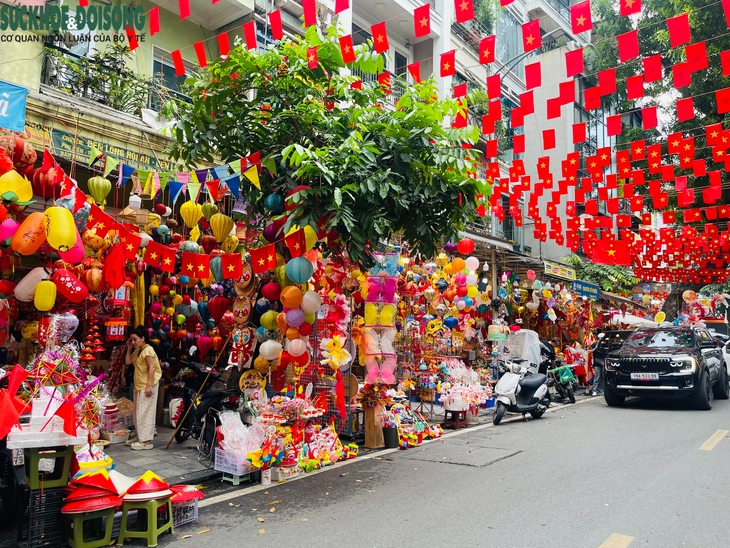 Phố Hàng Mã rực rỡ sắc màu, nhộn nhịp trước thềm Tết Trung thu- Ảnh 2.