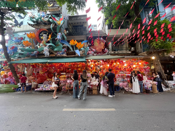 Phố Hàng Mã rực rỡ sắc màu, nhộn nhịp trước thềm Tết Trung thu- Ảnh 6.