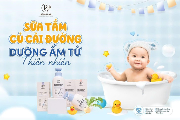 Sữa tắm chiết xuất củ cải đường – Lựa chọn dịu lành cho làn da non nớt- Ảnh 1.