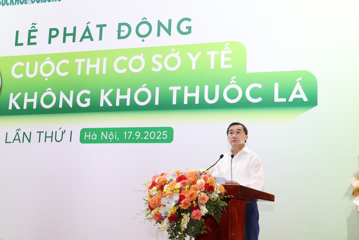 Thứ trưởng Trần Văn Thuấn: Cơ sở y tế không khói thuốc lá còn là tiêu chuẩn, thước đo, cam kết đạo đức- Ảnh 1.