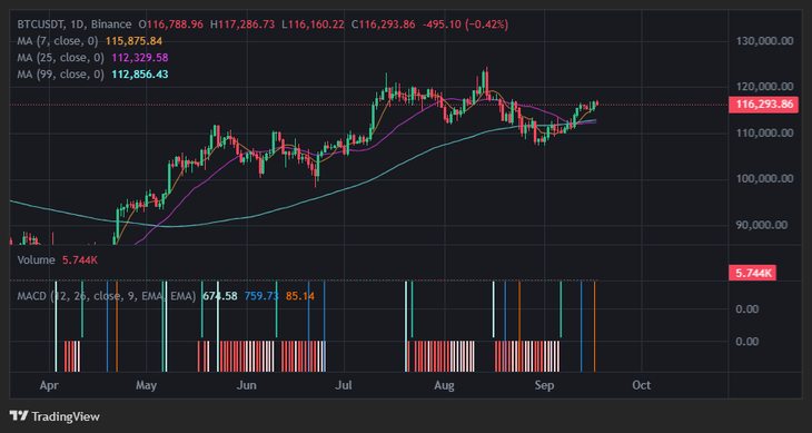 Crypto phản ứng thận trọng trước giờ quyết định của FED- Ảnh 1. Crypto phản ứng thận trọng trước giờ quyết định của FED- Ảnh 1.