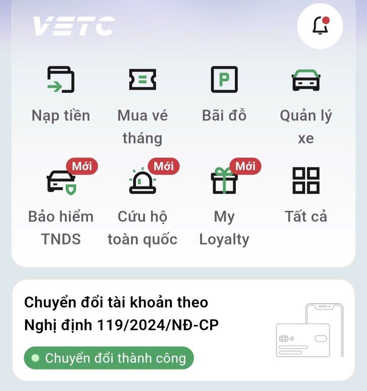 Hơn 4 triệu xe ô tô có nguy cơ bị từ chối qua trạm thu phí: Hướng dẫn cách chuyển đổi Tài khoản giao thông - Ảnh 2. Hơn 4 triệu xe ô tô có nguy cơ bị từ chối qua trạm thu phí: Hướng dẫn cách chuyển đổi Tài khoản giao thông - Ảnh 2.