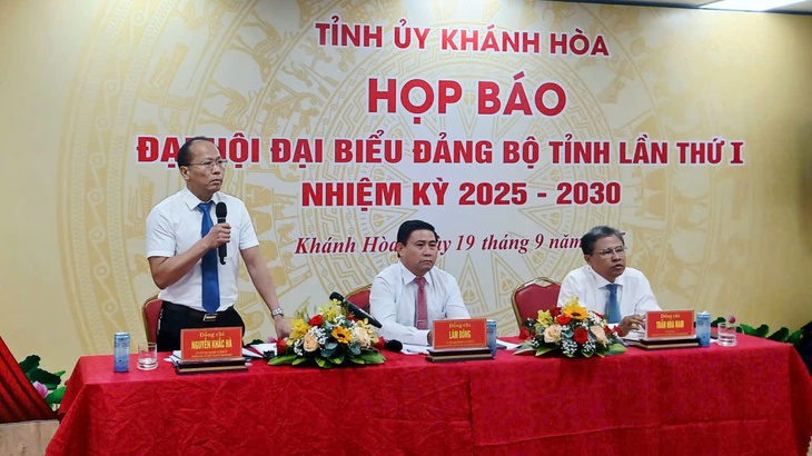 Đại hội đại biểu Đảng bộ tỉnh Khánh Hòa lần thứ I sẽ diễn ra trong 2,5 ngày- Ảnh 1.