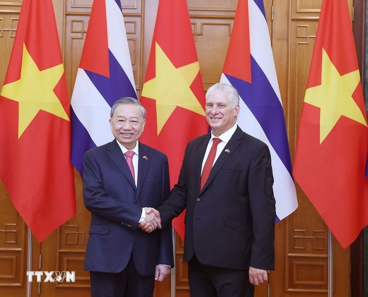 Tuyên bố chung nhân dịp Bí thư Thứ nhất, Chủ tịch nước Cuba thăm Việt Nam- Ảnh 1. Tuyên bố chung nhân dịp Bí thư Thứ nhất, Chủ tịch nước Cuba thăm Việt Nam- Ảnh 1.