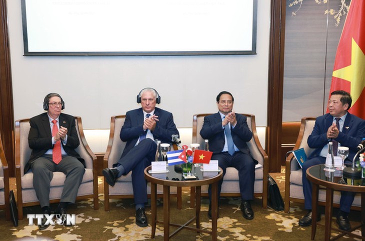 Tuyên bố chung nhân dịp Bí thư Thứ nhất, Chủ tịch nước Cuba thăm Việt Nam- Ảnh 3. Tuyên bố chung nhân dịp Bí thư Thứ nhất, Chủ tịch nước Cuba thăm Việt Nam- Ảnh 3.