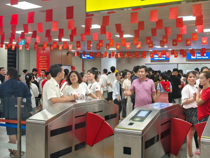 Thử nghiệm công nghệ định danh, sinh trắc học khách đi tàu Cát Linh-Hà Đông- Ảnh 1.