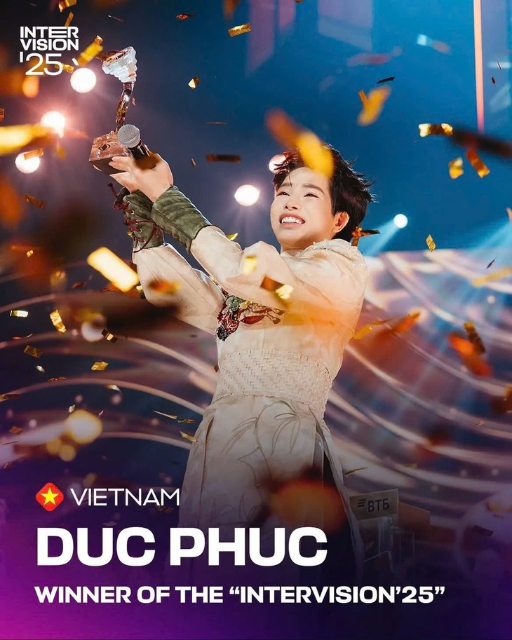 Cuộc thi Intervision mà Đức Phúc giành ngôi vị Quán quân đỉnh cỡ nào?- Ảnh 1. Cuộc thi Intervision mà Đức Phúc giành ngôi vị Quán quân đỉnh cỡ nào?- Ảnh 1.