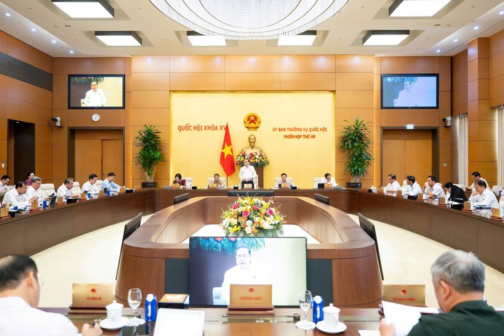 UBTVQH cho ý kiến về báo cáo tổng kết công tác nhiệm kỳ 2021–2026 của Chủ tịch nước, Chính phủ- Ảnh 1. UBTVQH cho ý kiến về báo cáo tổng kết công tác nhiệm kỳ 2021–2026 của Chủ tịch nước, Chính phủ- Ảnh 1.