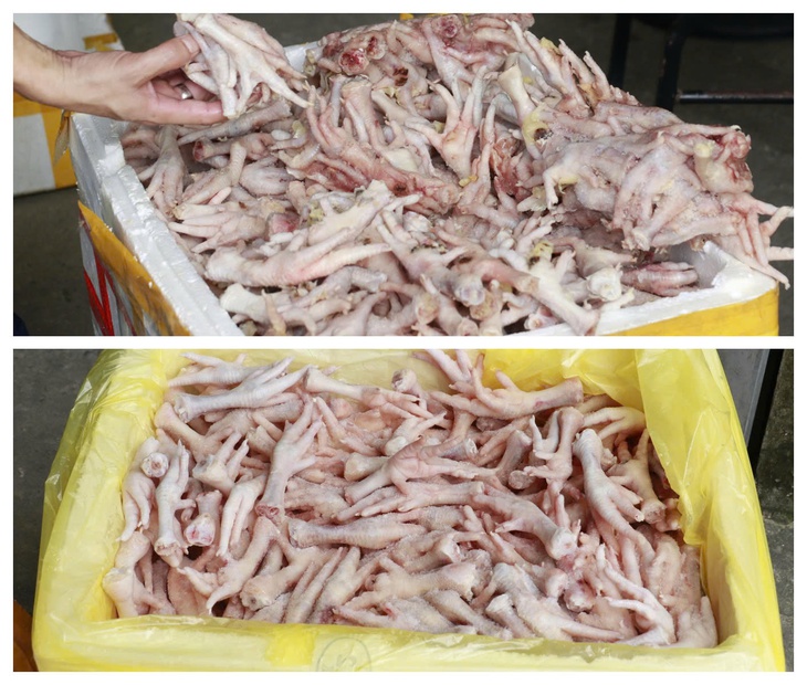 Phát hiện hàng nghìn chân gà, xúc xích, nem chua không rõ nguồn gốc- Ảnh 2. Phát hiện hàng nghìn chân gà, xúc xích, nem chua không rõ nguồn gốc- Ảnh 2.