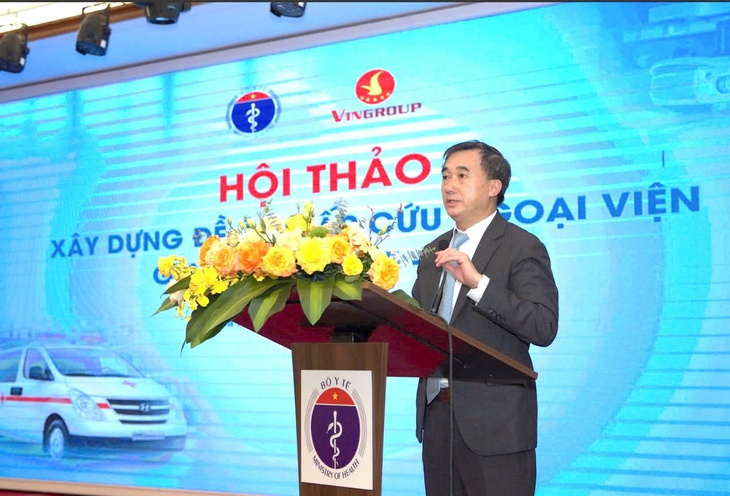Phát triển hệ thống cấp cứu ngoại viện toàn diện, đồng bộ hướng đến tiếp cận hiện trường trong 8 phút- Ảnh 1.