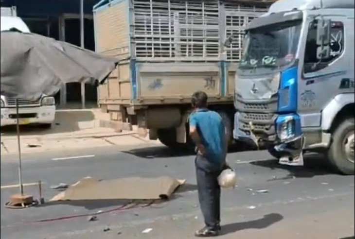 Tài xế xe tải mới lấy bằng gần 1 tháng gây tai nạn khiến 2 người tử vong- Ảnh 1.