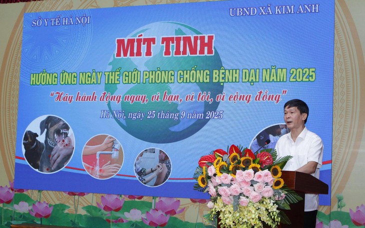 Phòng chống bệnh dại: "Hành động ngay, vì bạn, vì tôi, vì cộng đồng"