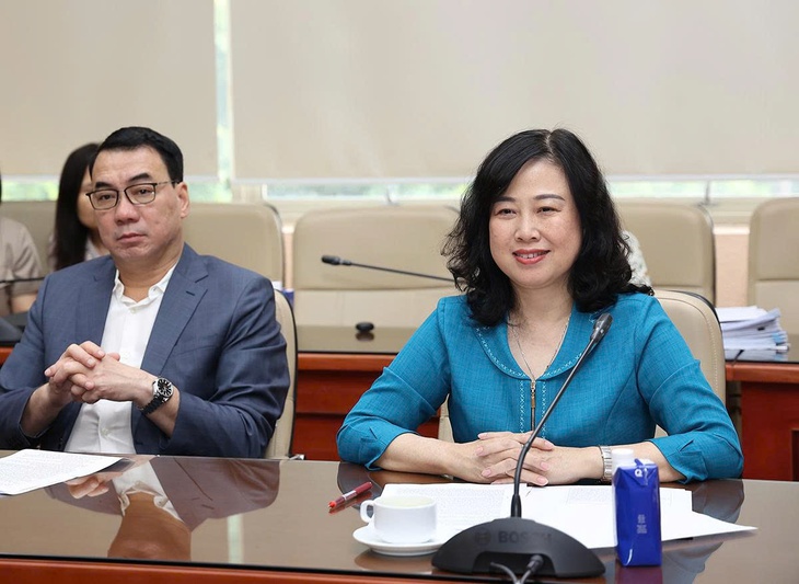 Bộ trưởng Đào Hồng Lan tiếp đặc phái viên Thương mại của Chính phủ Anh- Ảnh 1. Bộ trưởng Đào Hồng Lan tiếp đặc phái viên Thương mại của Chính phủ Anh- Ảnh 1.