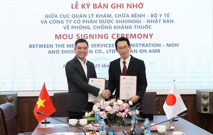 Tăng cường hợp tác kiểm soát kháng kháng sinh giữa Bộ Y tế và đối tác Nhật Bản- Ảnh 1. Tăng cường hợp tác kiểm soát kháng kháng sinh giữa Bộ Y tế và đối tác Nhật Bản- Ảnh 1.