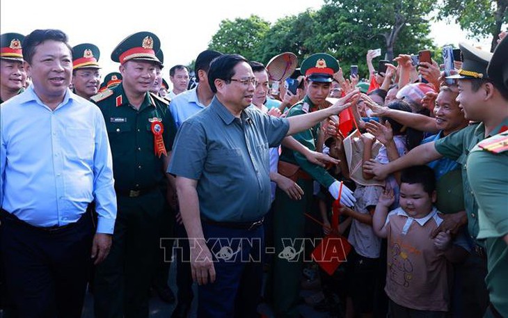 Thủ tướng Phạm Minh Chính dự lễ khánh thành cầu Phong Châu mới