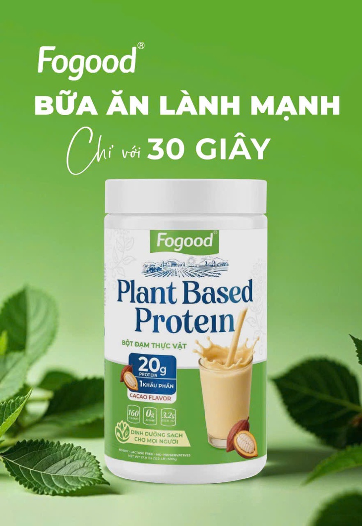 Bột đạm thực vật Fogood - Giải pháp dinh dưỡng cho phụ nữ sau 30- Ảnh 1.