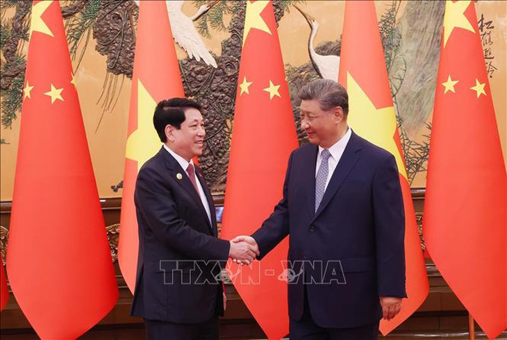 Chủ tịch nước Lương Cường hội đàm Tổng Bí thư, Chủ tịch nước Trung Quốc Tập Cận Bình- Ảnh 1. Chủ tịch nước Lương Cường hội đàm Tổng Bí thư, Chủ tịch nước Trung Quốc Tập Cận Bình- Ảnh 1.